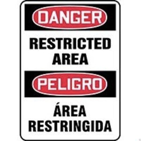 Accuform BILINGUAL OSHA DANGER Safety Sign SBMADM149XT SBMADM149XT